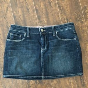 Paige Denim Mini Skirt, Size 27
